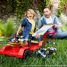 Load image into Gallery viewer, The Hot Wheels Downhill Race &amp; Go Race Track with a Monster Truck &amp; a Car Toy