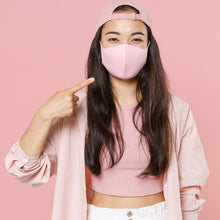 Load image into Gallery viewer, Unisex Face Masks Breathable &amp; Reusable 4 Pieces - Grey, Pink, Blue &amp; Turquoise