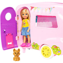 Load image into Gallery viewer, Barbie® Club Chelsea Playset with Doll, Puppy, Car, Camper and Accessories