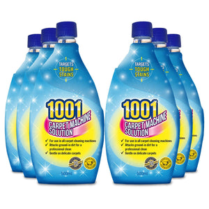 1001 Carpet Cleaning Machine Solution 500ml x6, Compatible with All Machines