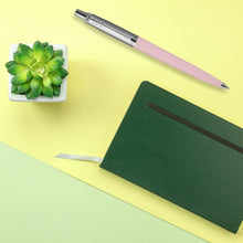 Load image into Gallery viewer, Parker Ballpoint Pen Blue Yellow Pink 50s Finishes Medium Point Blue Ink 3Pack