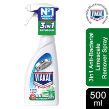Load image into Gallery viewer, Viakal 3in1 Anti-Bacterial Limescale Remover Liquid &amp; Spray, 500ml