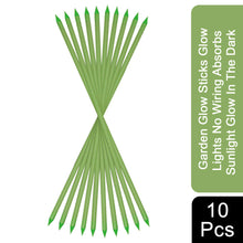 Load image into Gallery viewer, 10Pcs Garden Glow Sticks Glow Lights No Wiring Absorbs Sunlight Glow In The Dark