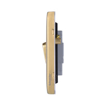 Load image into Gallery viewer, Schneider Electric Lisse Single 2 Way Light Switch 10AX GGBL1012BSB Satin Brass