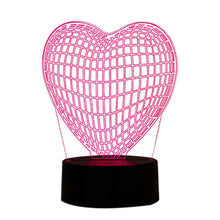 Load image into Gallery viewer, Aquarius 3D Colour Changing Hologram LED Night Light and Desk Lamp