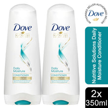 Load image into Gallery viewer, 2pk of 350ml Dove Nutritive Solutions Daily Moisture Conditioner For Normal hair