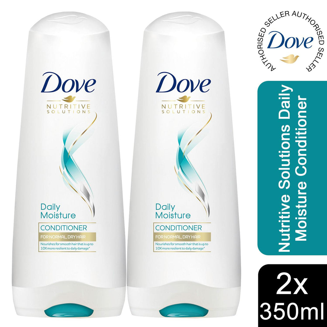 2pk of 350ml Dove Nutritive Solutions Daily Moisture Conditioner For Normal hair