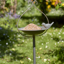 Load image into Gallery viewer, Peckish Secret Garden Bird Feeding DishFor Lawn 88cm Height