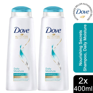 2pk of 400ml Dove Nutritive Solutions Daily Moisture Shampoo for Everyday Use