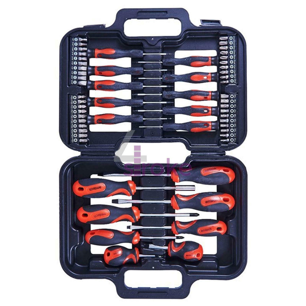 Am-Tech Screwdriver and Bit Set (58 Pieces)