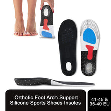 Load image into Gallery viewer, Orthotic Foot Arch Support Silicone Sports Shoes Insoles