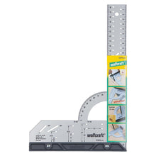 Load image into Gallery viewer, wolfcraft Universal Angle &amp; Try Square for Measuring, Drawing &amp; Cutting, 300mm