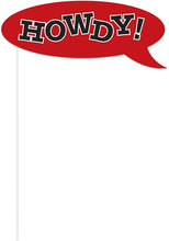 Load image into Gallery viewer, Unique 10 Western Photo Booth Props Party/Fun