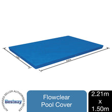 Load image into Gallery viewer, Bestway Flowclear Rectangular Steel Pro 221 X 150 cm Pool Cover