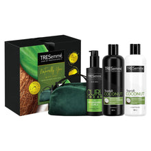 Load image into Gallery viewer, TRESemme Naturally You Hair Care Gift Set for Her with Green Cosmetic Bag