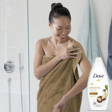 Load image into Gallery viewer, 3pk of 720ml Dove Pampering 0% Sulfate SLES Shea Butter &amp; Vanilla Body Wash