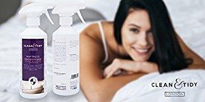 Clean & Tidy Mattress and Bedding Deodoriser Freshener and Cleaner Spray, 500ml