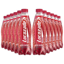 Load image into Gallery viewer, 12 Pack of 900ml Lucozade Energy Wild Cherry Sparkling Energy Drink