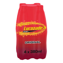 Load image into Gallery viewer, Lucozade Energy Original Sparkling Drink Powered By Glucose, 24x380ml