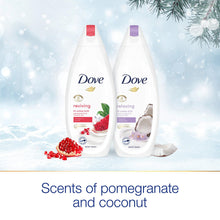 Load image into Gallery viewer, Dove Radiantly Refreshing BodyWash Collection 2pcs+ShowerPuff Gift Set For her