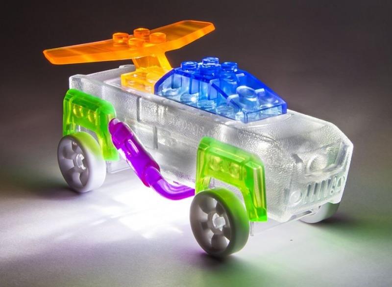 Laser Pegs 3-in-1 Zippy Do Car Construction Set