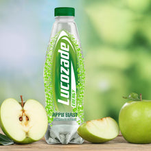Load image into Gallery viewer, 12 Pack of 900ml Lucozade Refreshing Energy Apple Sparkling Drink with Sugars