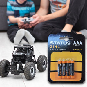 Status Zinc AAA Performance Batteries - Pack 4