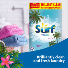 Load image into Gallery viewer, 90W(45wx2)Surf Coconut Bliss Washing Powder &amp; 85WComfort Pure Fabric Conditioner