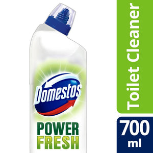 3x Domestos Power Fresh Antibacterial Toilet Cleaner Lime Fresh, 700 ml