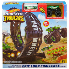 Load image into Gallery viewer, Hot Wheels Monster Trucks Epic Loop Challenge Play Set