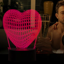 Load image into Gallery viewer, Aquarius 3D Colour Changing Hologram LED Night Light and Desk Lamp