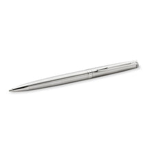 Load image into Gallery viewer, Waterman Hemisphere Ballpoint Pen Stainless Steel Chrome Trim Blue Ink Gift Box