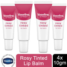 Load image into Gallery viewer, 2x or 4x 10g Vaseline Lip Therapy Lip Balm Moisturising Original or Rossy Tinted