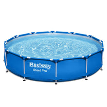 Load image into Gallery viewer, Bestway Steel Pro 12&#39; x 30&quot;/3.66m x 76cm Frame Swimming pool