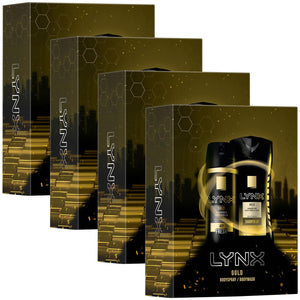 Lynx Gold Gift Set, Present For Brothers, Boys & Teens, Shower Gel & Deodorant
