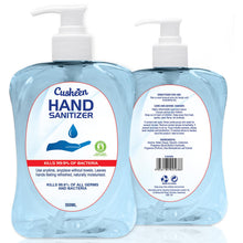 Load image into Gallery viewer, 3x or 6x 500ml Cusheen Hand Sanitizer Naturally Moisturised,Kills 99.9% of Germs