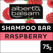 Load image into Gallery viewer, 3x 75g Alberto Balsam Sunkissed Raspberry Shampoo Bar with Arganoil Plastic Free