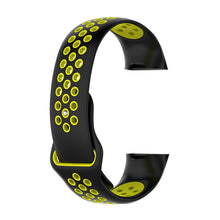 Load image into Gallery viewer, Aquarius Fitbit Charge 3Silicone Replacement Watch StrapBand-Large, Black/Yellow