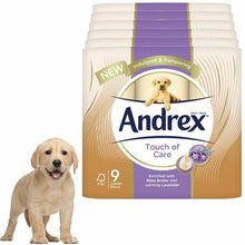 Load image into Gallery viewer, Andrex Toilet Roll Touch of Care with Shea Butter Toilet Paper, 162 Rolls