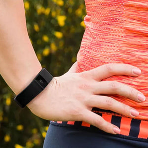 Aquarius OLED Display Smart Bluetooth Fitness Wristband Activity Tracker, Black