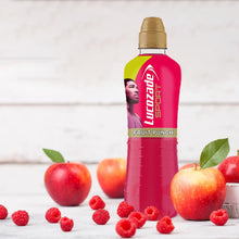 Load image into Gallery viewer, 12 Pack of Lucozade Fruit Punch Apple &amp; Raspberry Sports Drink, 500ml