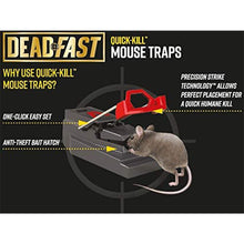 Load image into Gallery viewer, Deadfast Power Kill Mouse Trap Rodent Control Indoor &amp; Outdoor Twin 2 Pack
