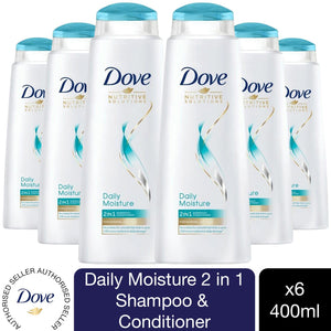 6pk of 400ml Dove Nutritive Solutions Shampoo For All Types of Hair