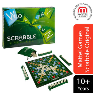 Mattel Games Scrabble Cross Word Original Word-Forming Board Game
