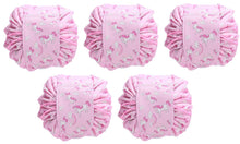 Load image into Gallery viewer, Envie Cosmetic Drawstring Pouch- Flamingo