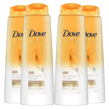 Load image into Gallery viewer, 4pk of 400ml Dove Nutritive Solutions Nourishing Oil Light Shampoo for Dry Hair