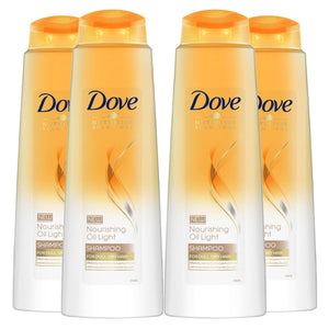 4pk of 400ml Dove Nutritive Solutions Nourishing Oil Light Shampoo for Dry Hair