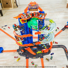 Load image into Gallery viewer, Hot Wheels City Robo T-Rex Ultimate Garage with 2 Cars