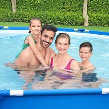 Load image into Gallery viewer, Bestway Round Steel Pro Blue or Steel Pro MAX Stone Wall Pool with Filter Pump