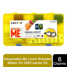 Load image into Gallery viewer, Despicable Me Loom Bracelet Maker Kit 2400 Bands Kit and 6 Charms